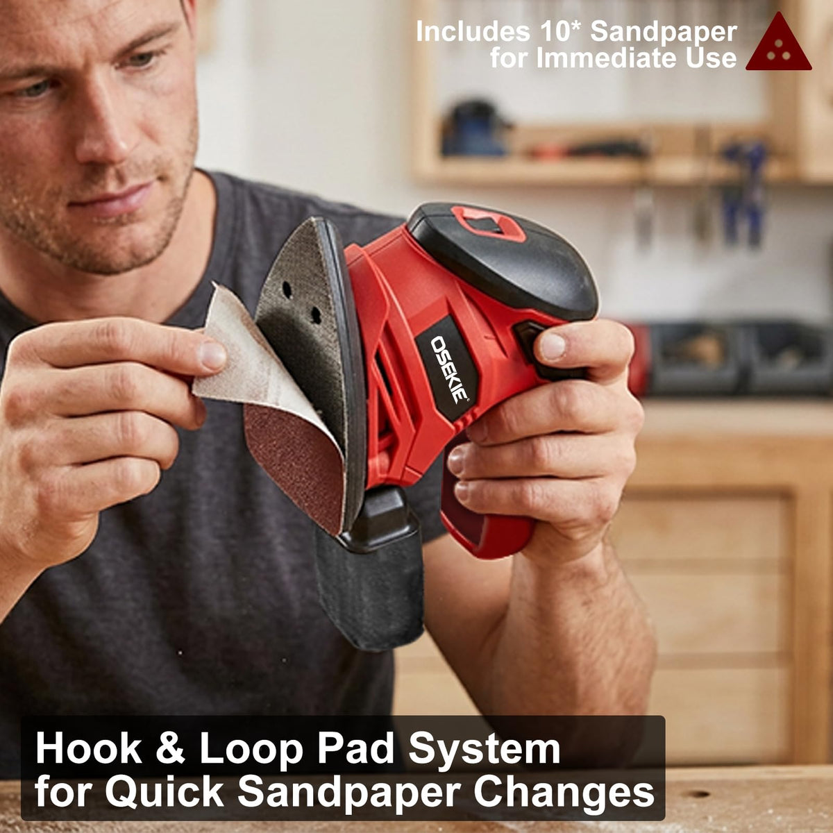 Cordless Detail Sander 12000 OPM H1351