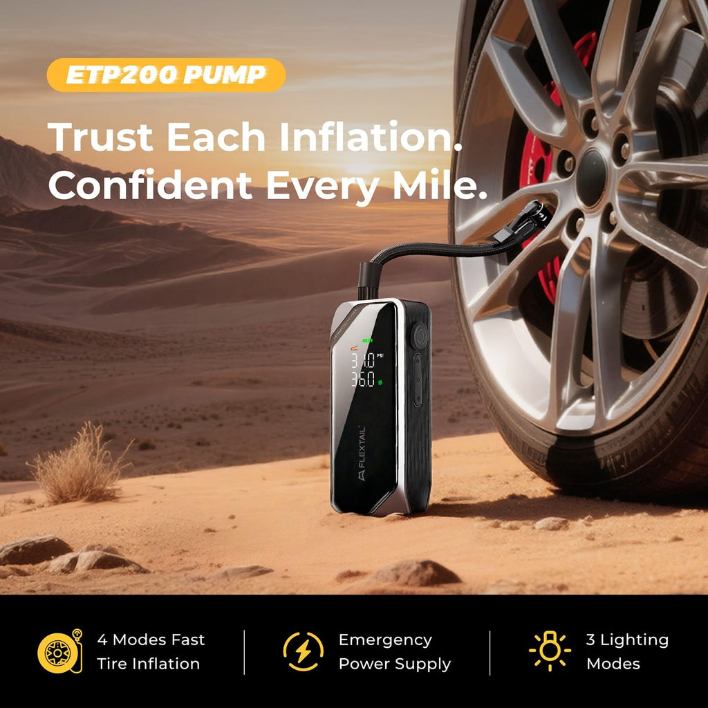 Portable Rechargeable Electric Air Pump with Digital Pressure Gauge R455
