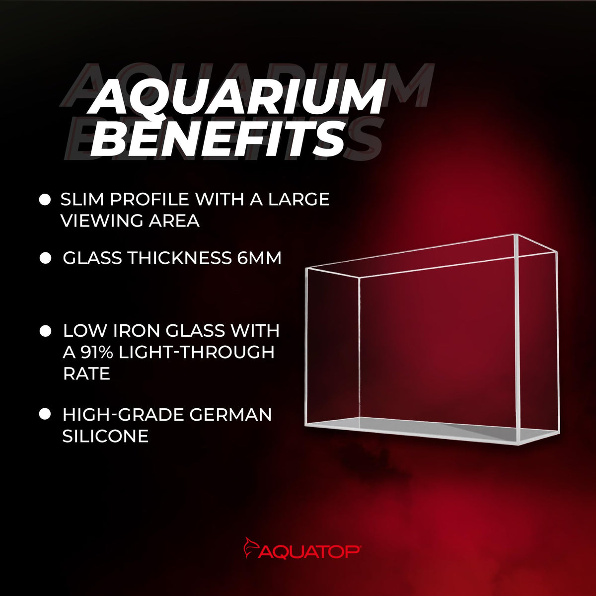 Tall Glass Aquarium 12.7 Gal N218