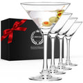 Hand Blown Crystal Martini Glasses Set of 4 L1018