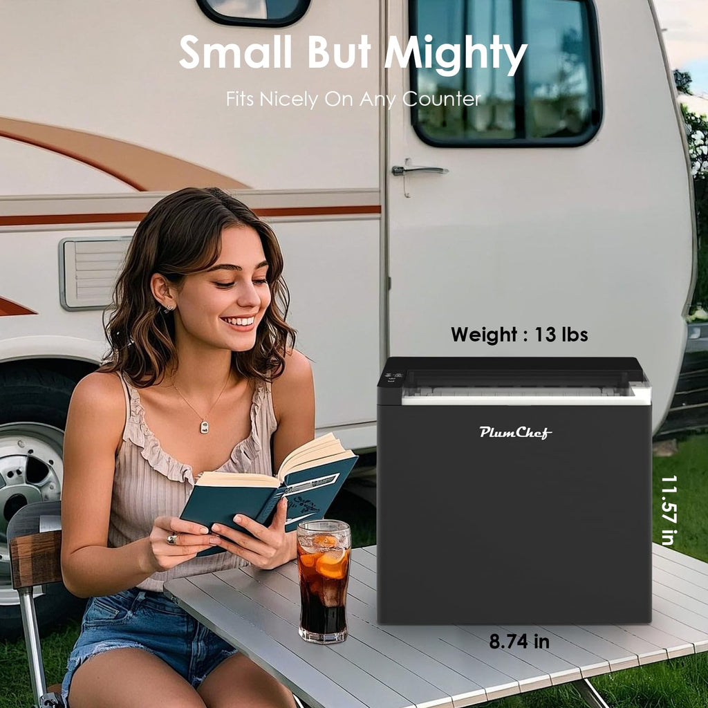 Portable Countertop Ice Maker Machine, 26Lbs/24H, Black I8027
