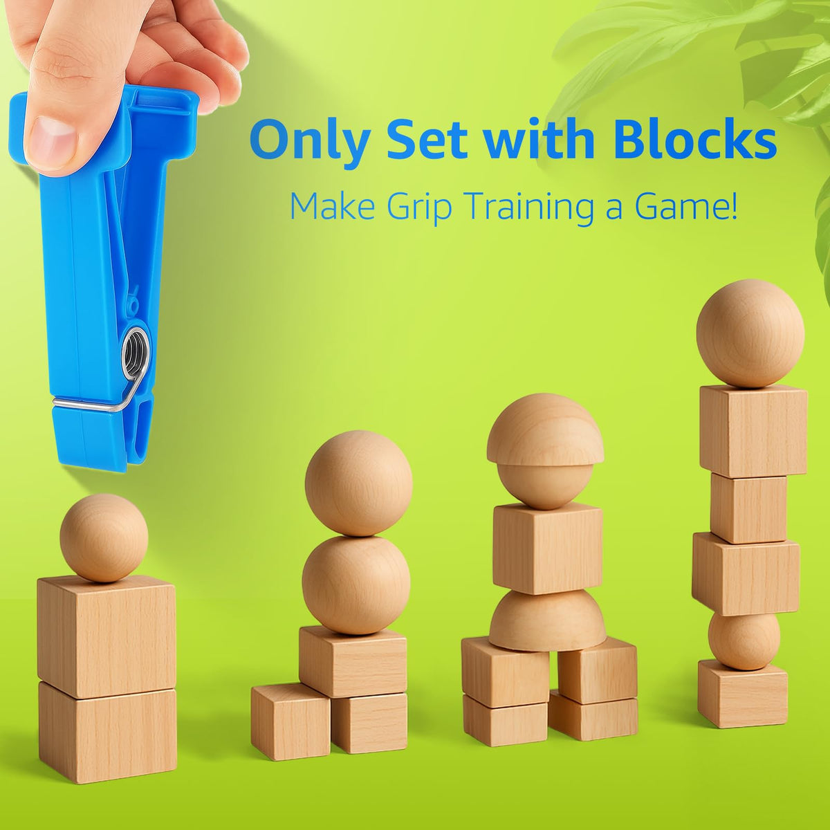 Finger Exerciser Set 5 Resistance Clips K3528