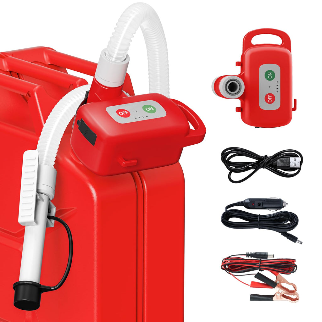 Automatic Fuel Transfer Pump 3.2 GPM Rechargeable X83495