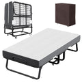 Folding Bed with Mattress and Storage Cover, Twin Size, 5-inch Memory Foam Mattress N359253