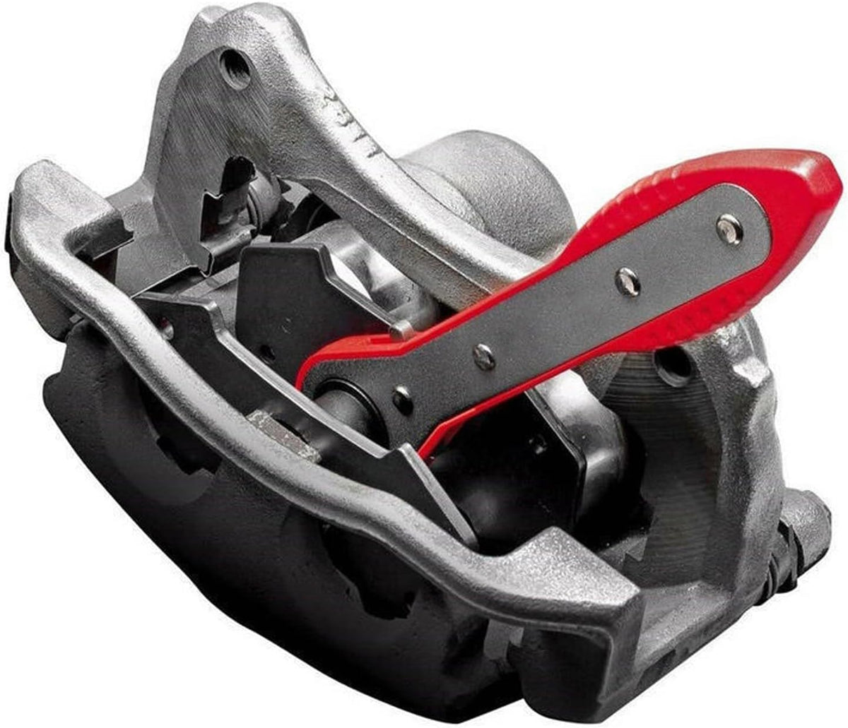 Brake Caliper Press Tool with 2 Caliper Hooks 2 Steel Plates and Gloves B6673
