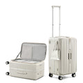 20 Inch Aluminum Frame Hard Shell Carry On Luggage with Wheels U741339