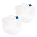 2 Pack 5.3 Gallon Collapsible Water Container with Spigot H596