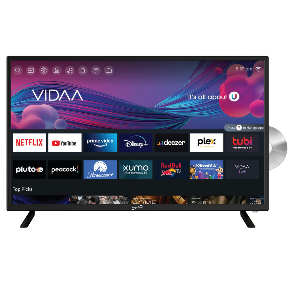 32-inch LED Smart HDTV with DVD Player T614674
