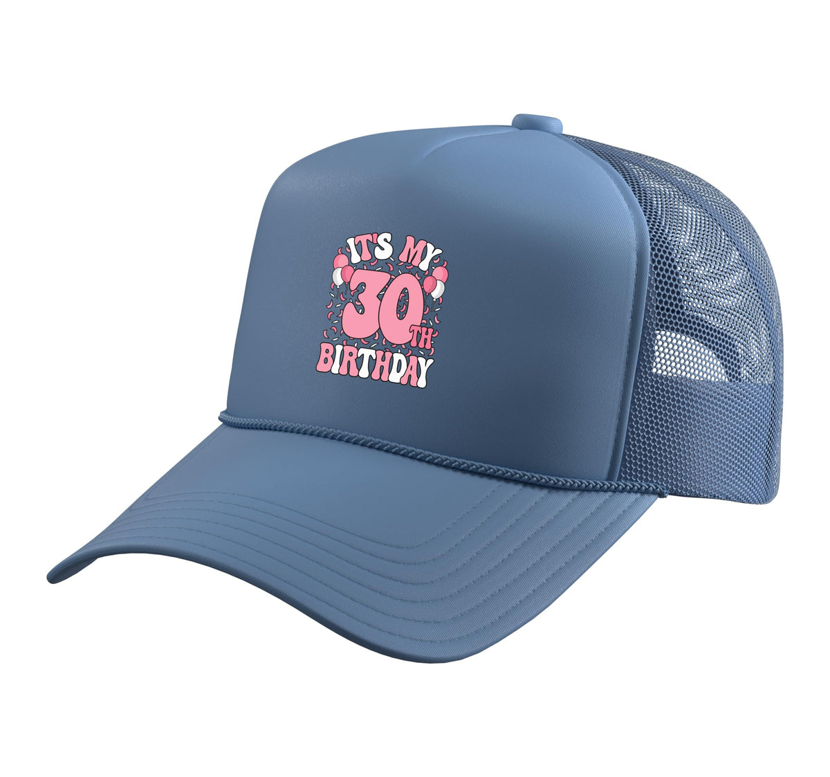 30th Birthday Trucker Hat with Adjustable Mesh Back U243288