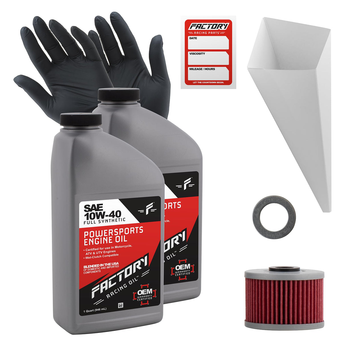 Oil Change Kit compatible with Kawasaki Motorcycles T54461