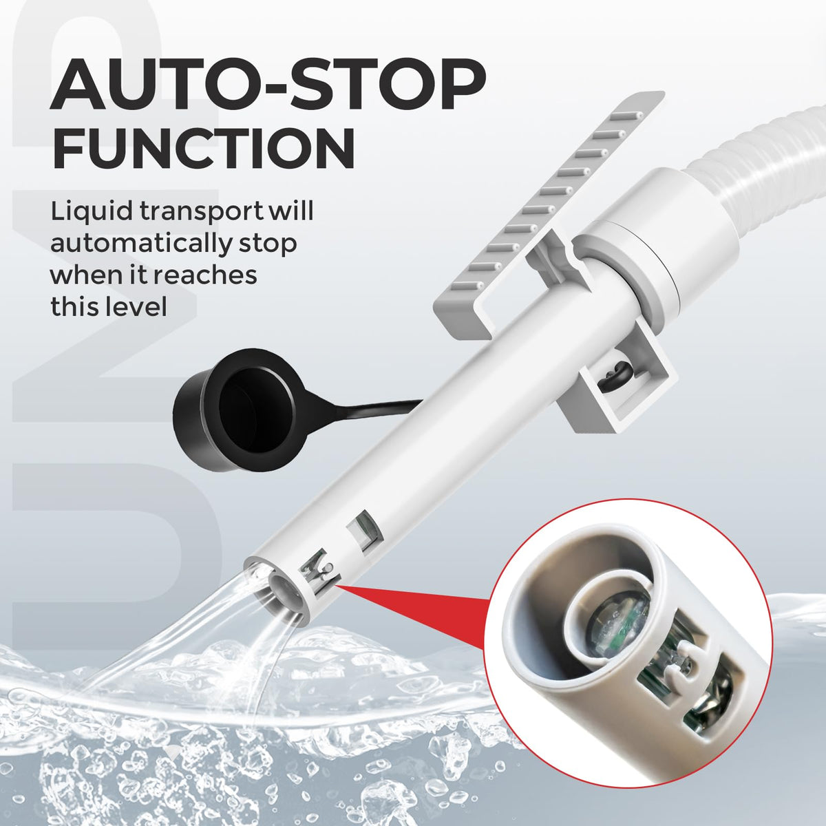 Automatic Fuel Transfer Pump 3.2 GPM Rechargeable X83495