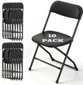 Black Plastic Folding Chairs A17878