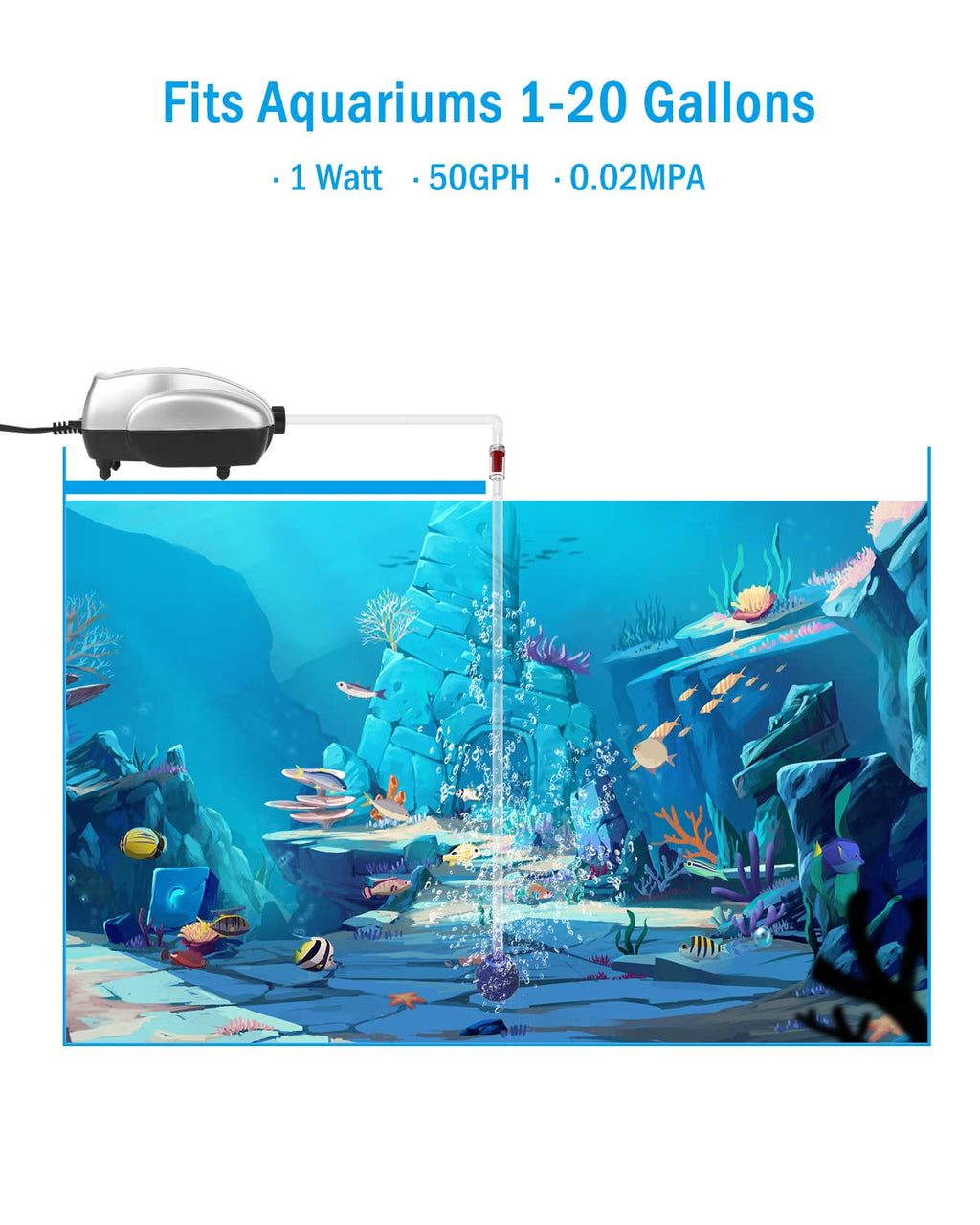 Aquarium Air Pump Kit M4829