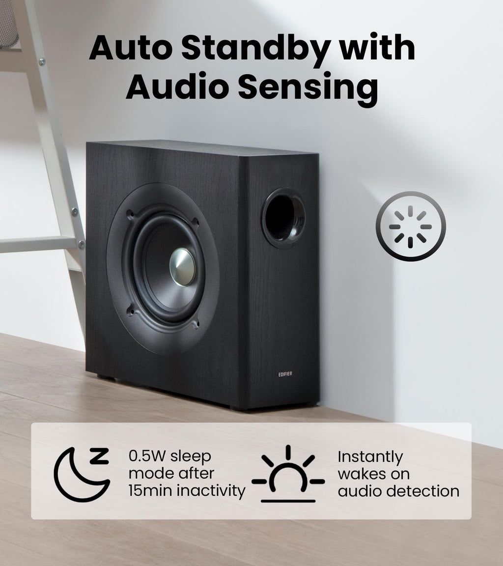 Black Powered Subwoofer Z35226