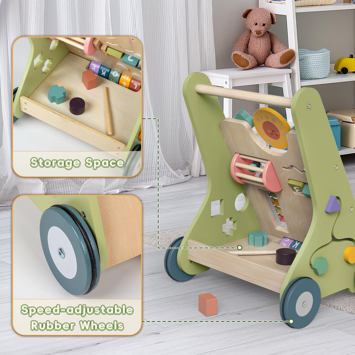 Wooden Baby Walker B556798