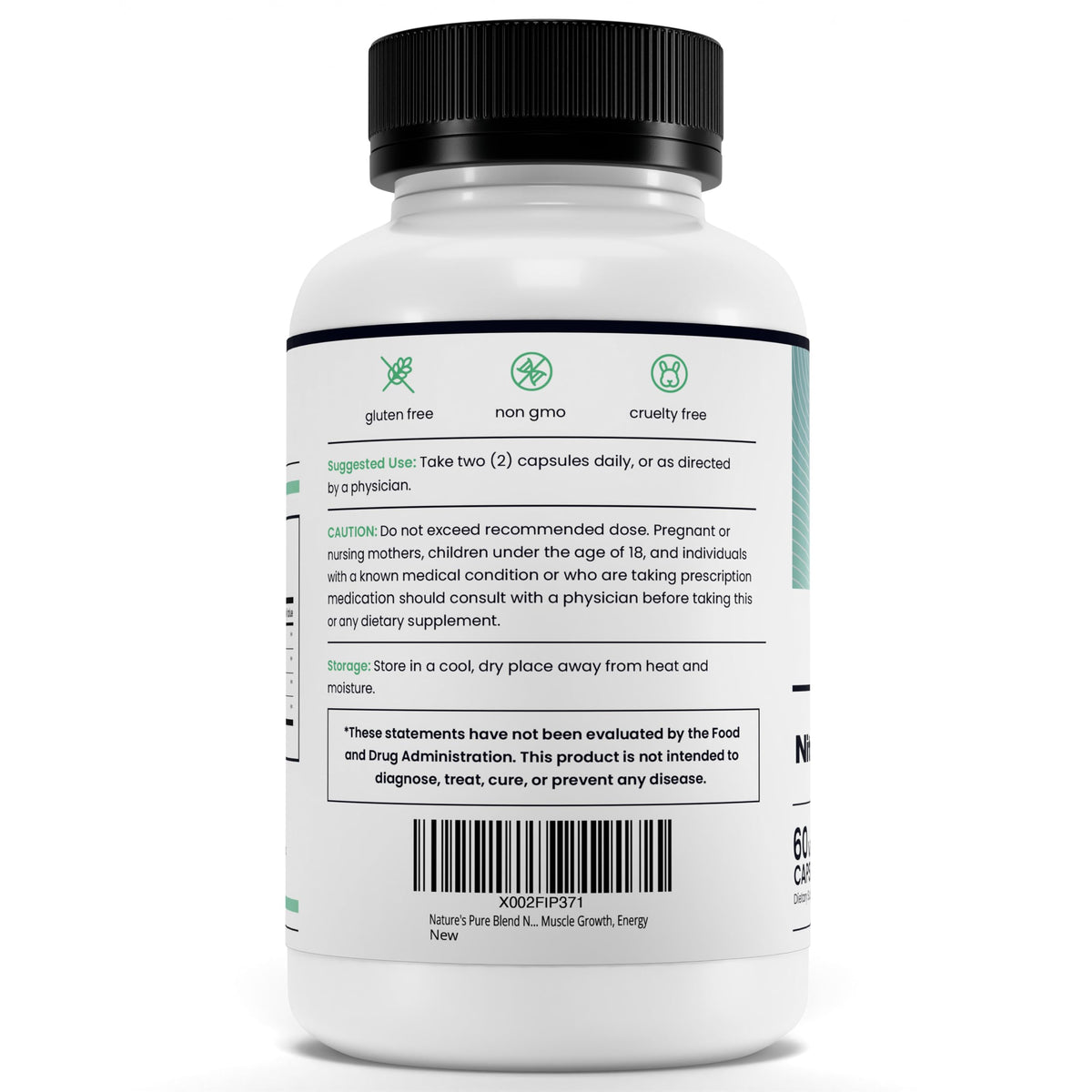 L-Arginine L-Citrulline 1500MG Nitric Oxide Supplements L358