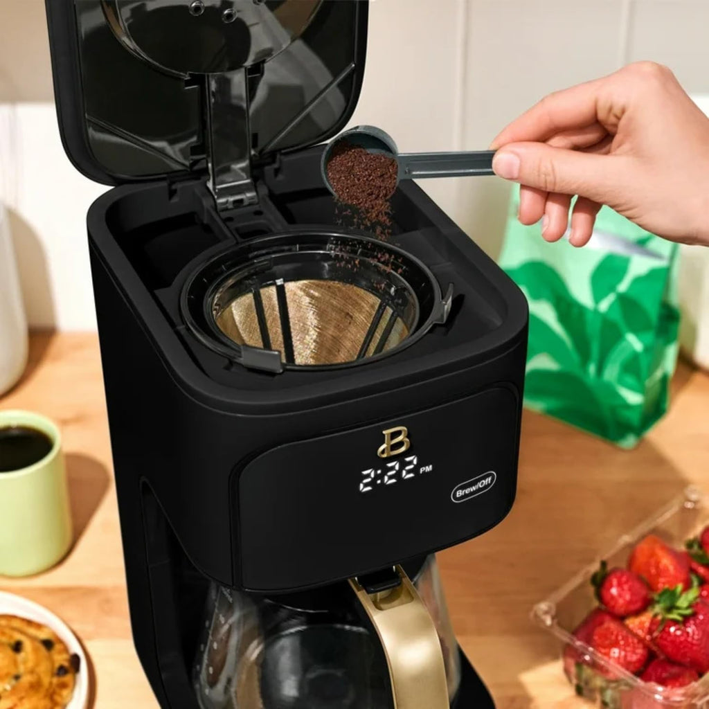 Programmable 12-Cup Drip Coffee Machine with Glass Carafe L2647