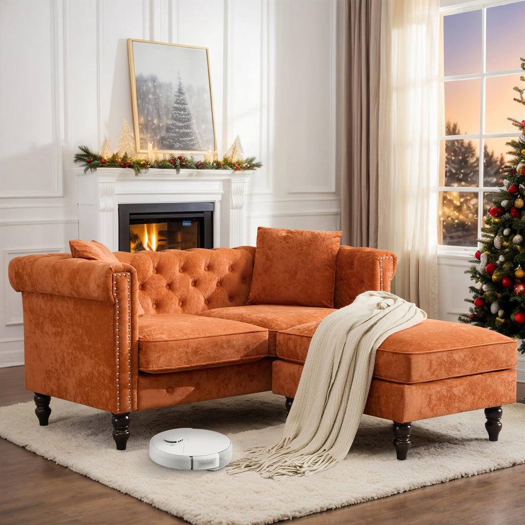 62" Velvet Sofa I800