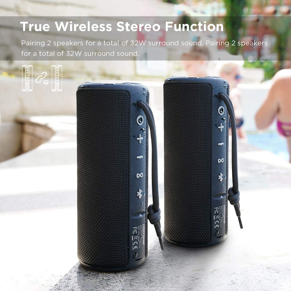 Portable Bluetooth Waterproof Speaker U771280