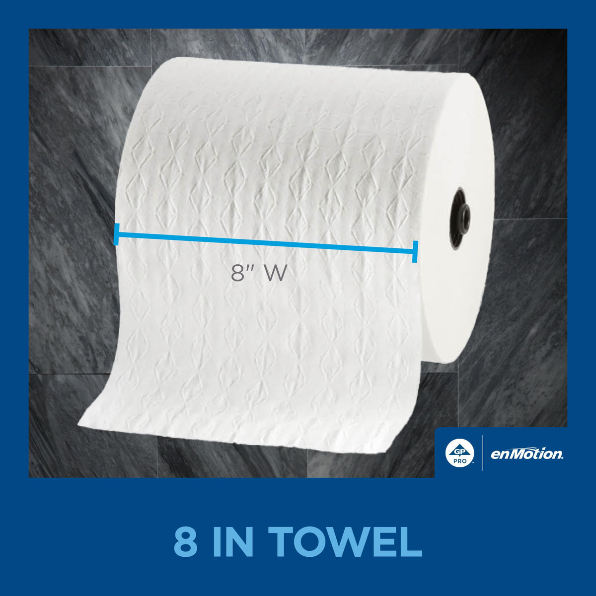 8 in 425 Linear Feet White Paper Towel Roll G684545