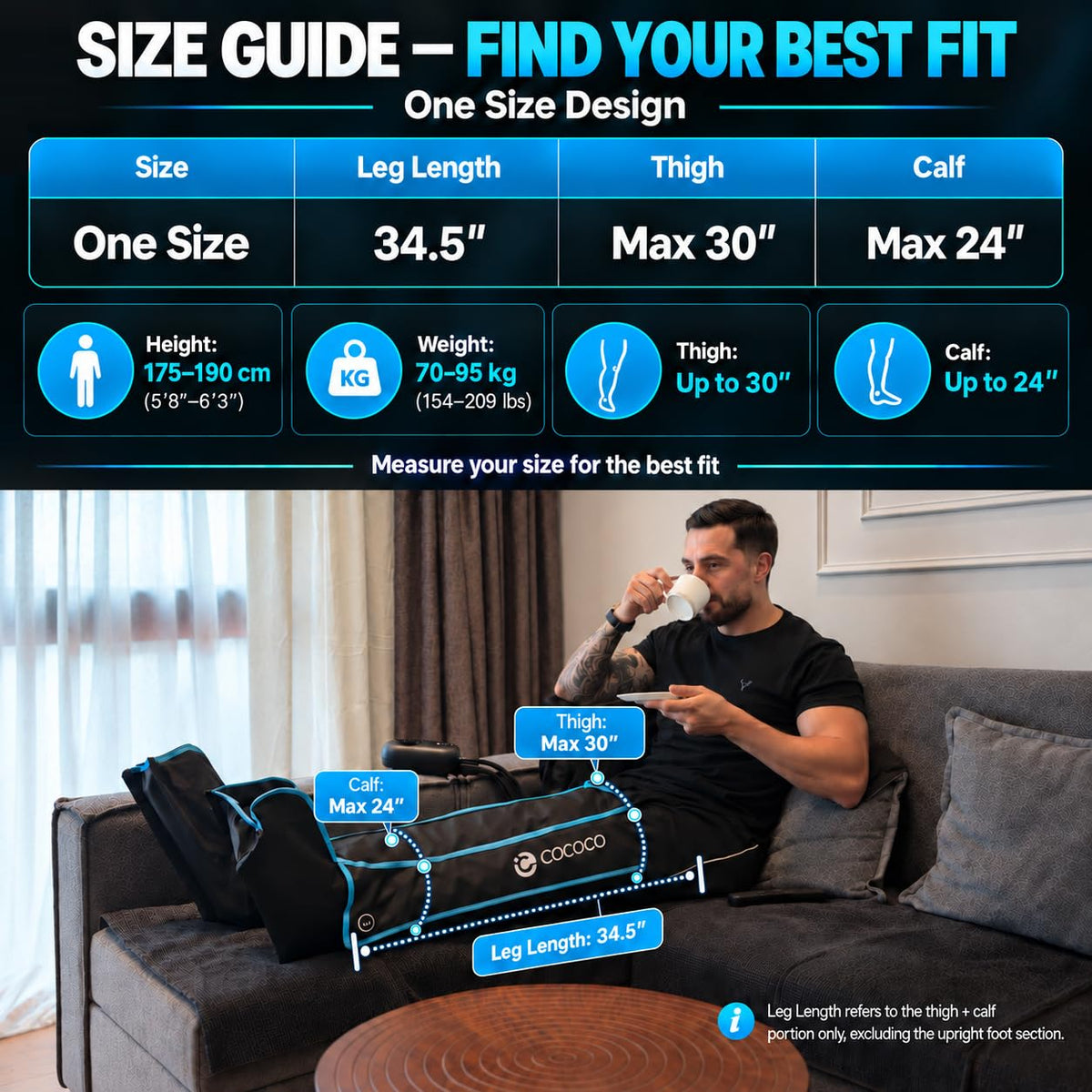 Full Leg Compression Massager I908811
