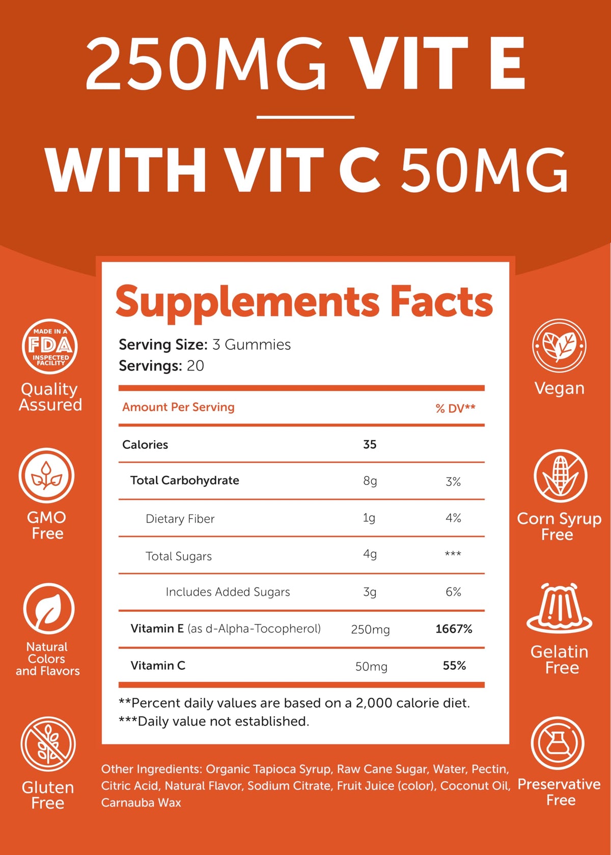 Beet Root Vitamin E C Gummies D158