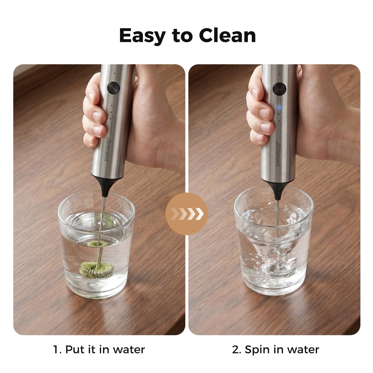 Rechargeable Handheld Milk Frother P2474