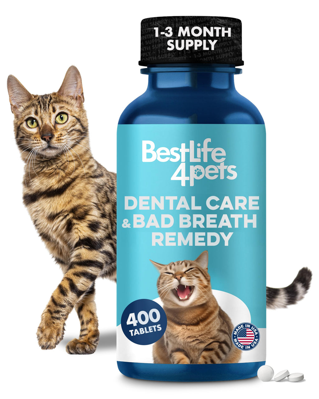 Cat Dental Care Supplement 400 Pills D5443