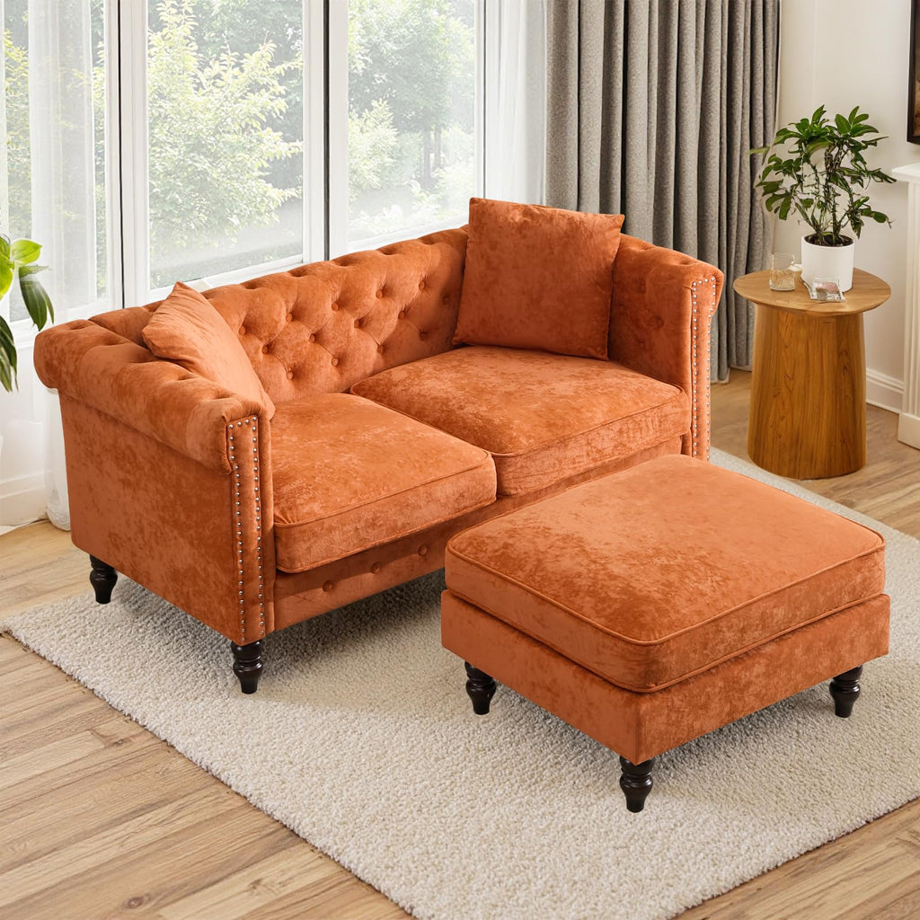 62" Velvet Sofa I800