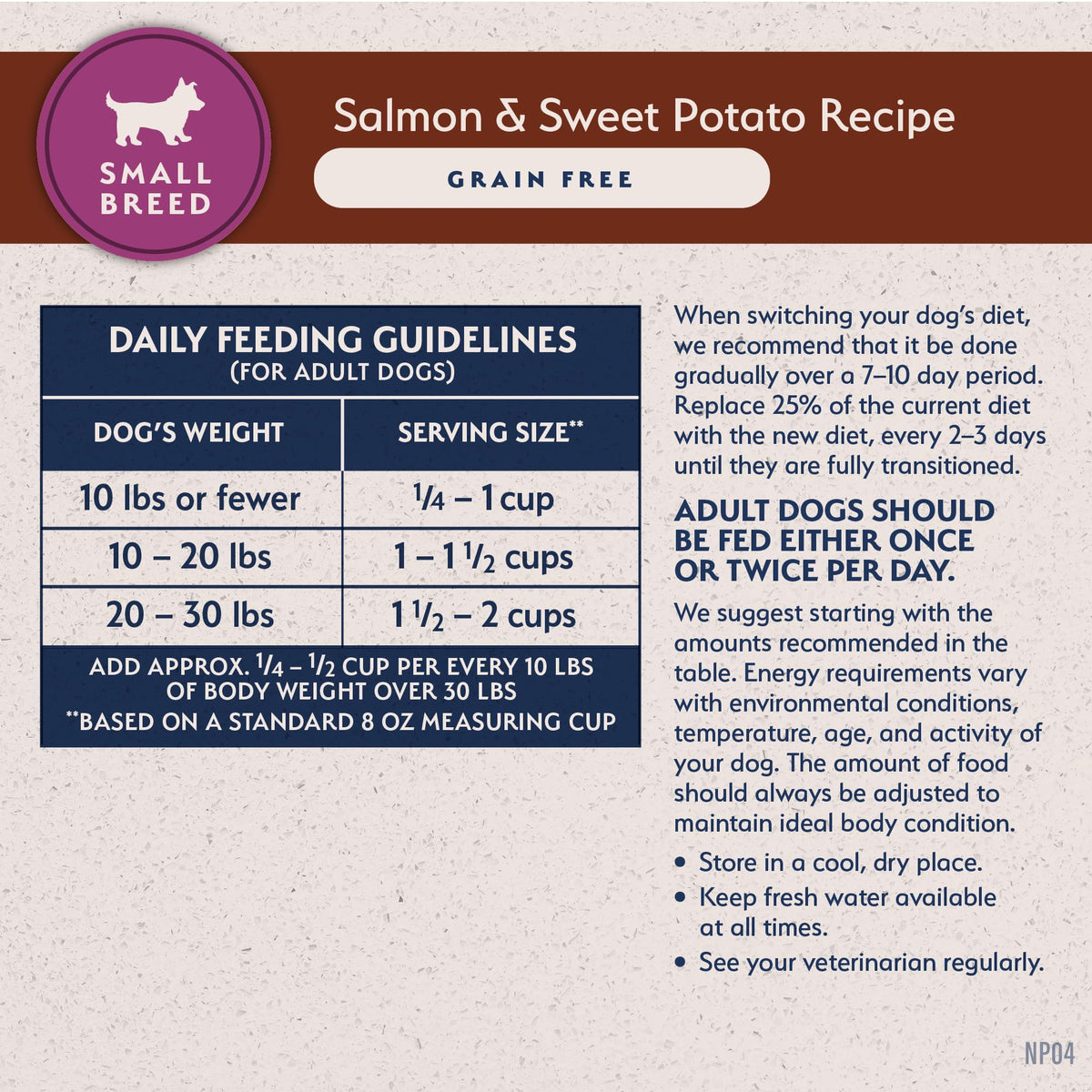 Salmon & Sweet Potato 12 lb S8989
