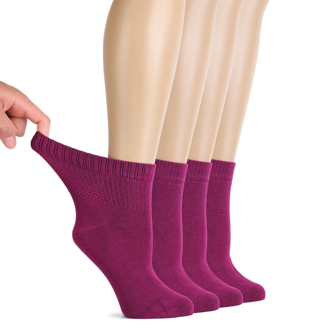 Bamboo Seamless Ankle Socks P7604