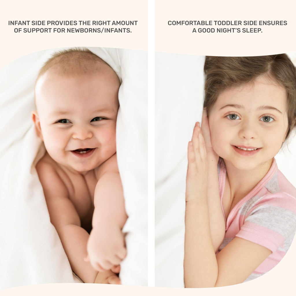 2-in-1 Mini Crib Mattress, Dual-Sided Waterproof B39011