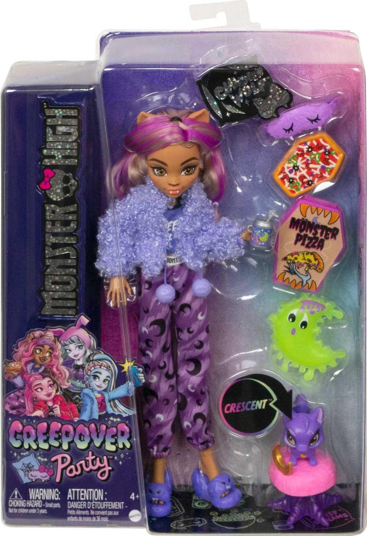 Doll with Pet Dog, Sleepover Clothes & Accessories D16420