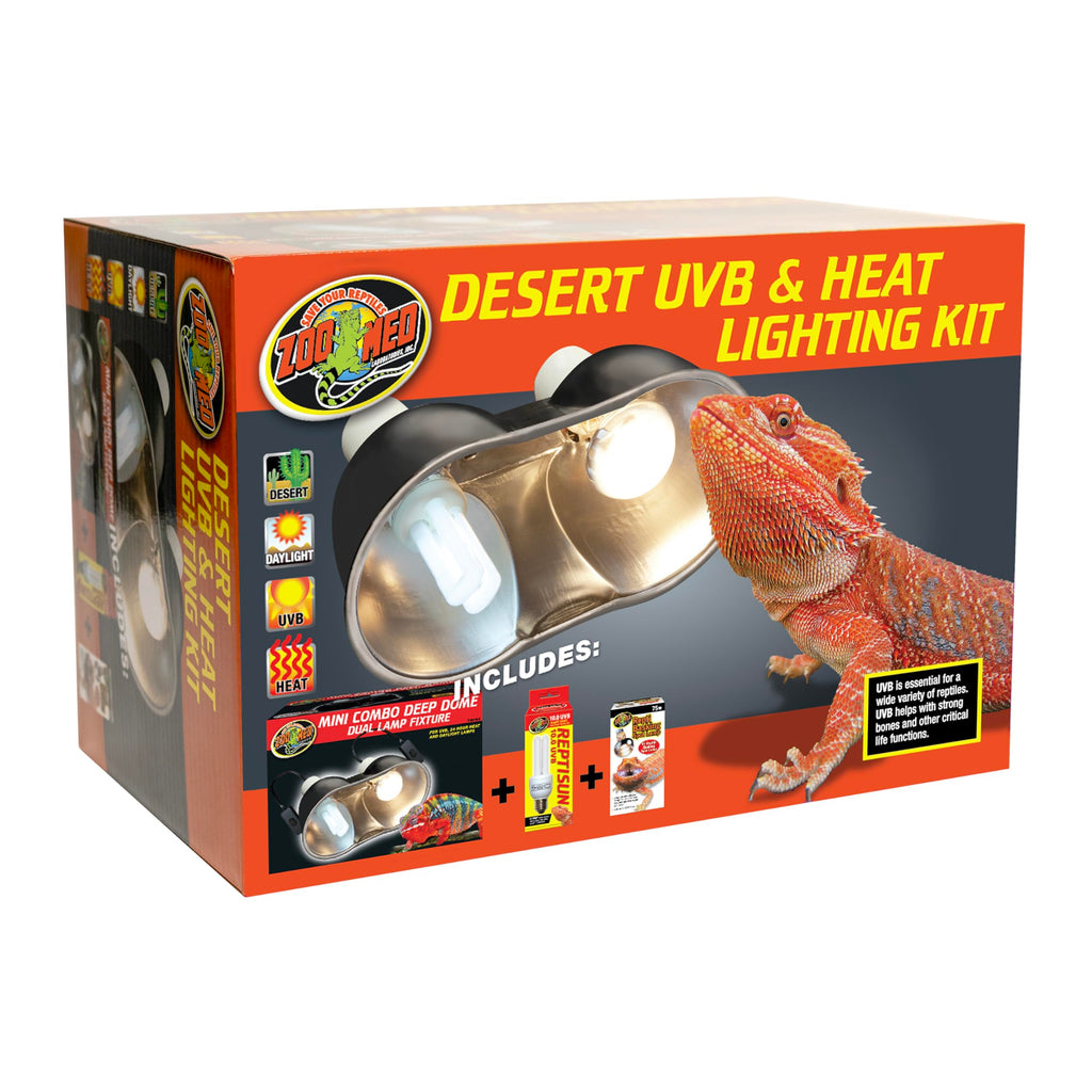 Desert UVB & Heat Lighting Dual Kit W437
