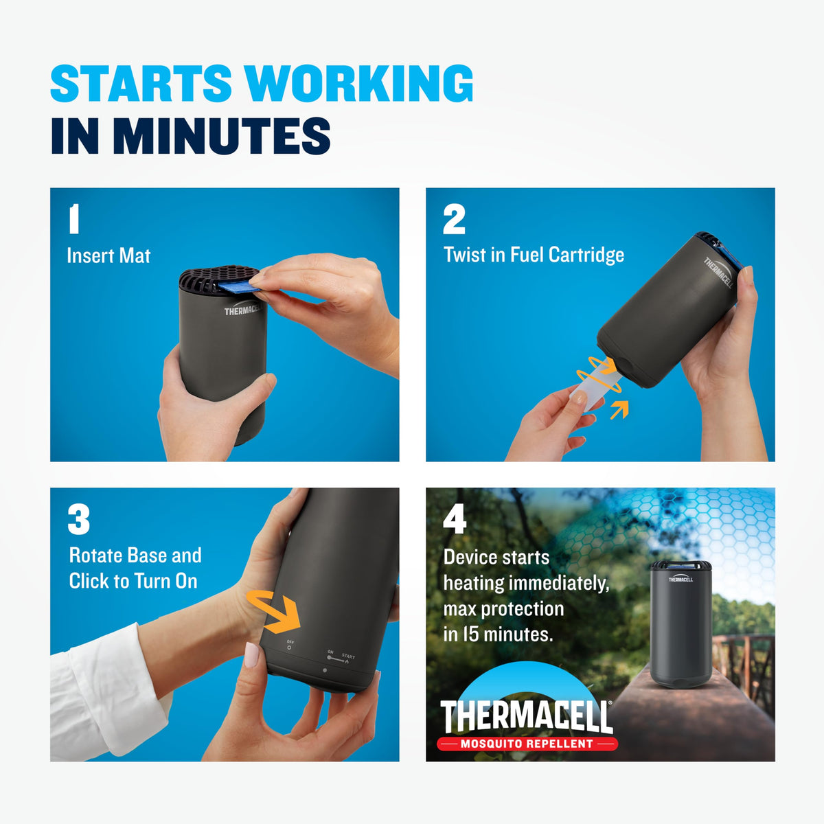 Fuel Powered Mosquito Repellent Refills X6876