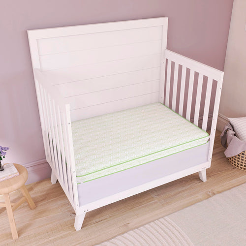 2-in-1 Mini Crib Mattress, Dual-Sided Waterproof B39011