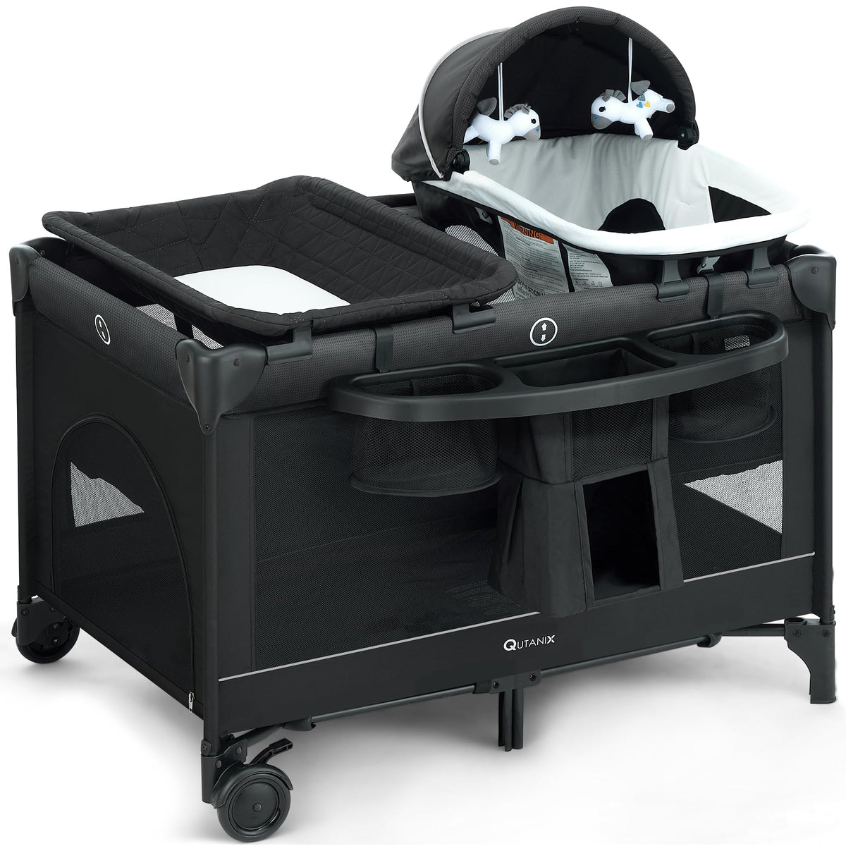 5-in-1 Pack and Play with Bassinet and Changing Table S3221