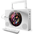 Portable CD Player Boombox with Bluetooth FM Radio H197