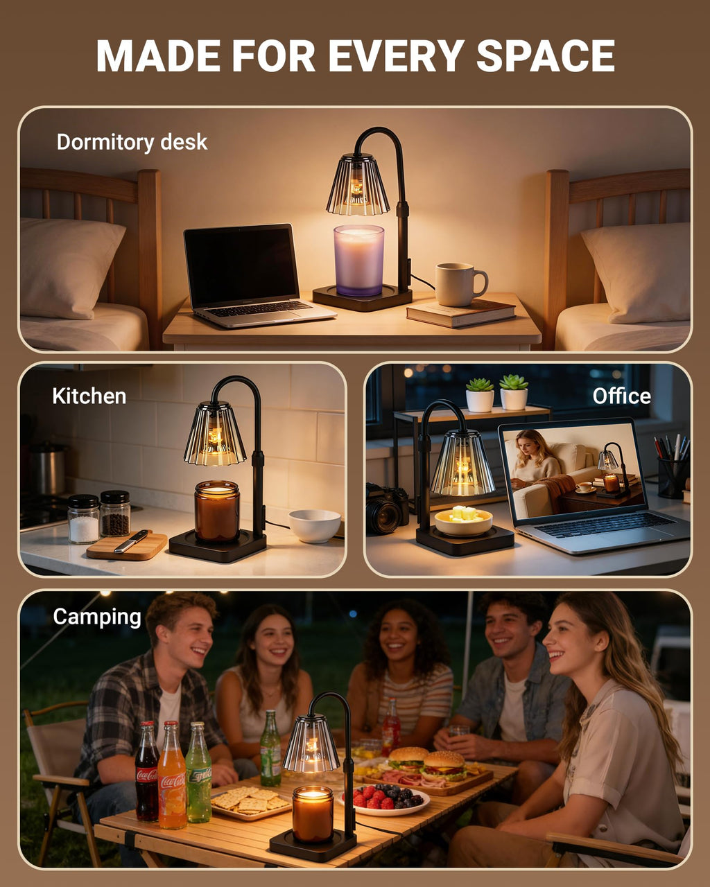 Candle Warmer Lamp with Timer V732847