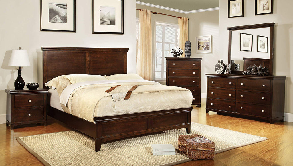 California King Bed with 2 Nightstands Set O71085