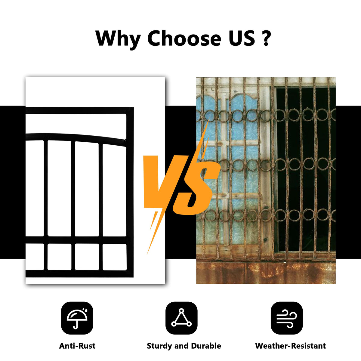 Window Security Bars 36''x36'' C7857