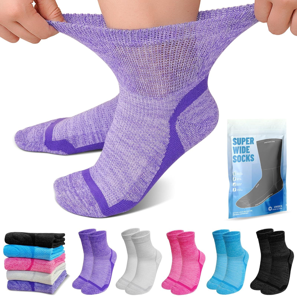 Bamboo Viscose Diabetic Socks G340