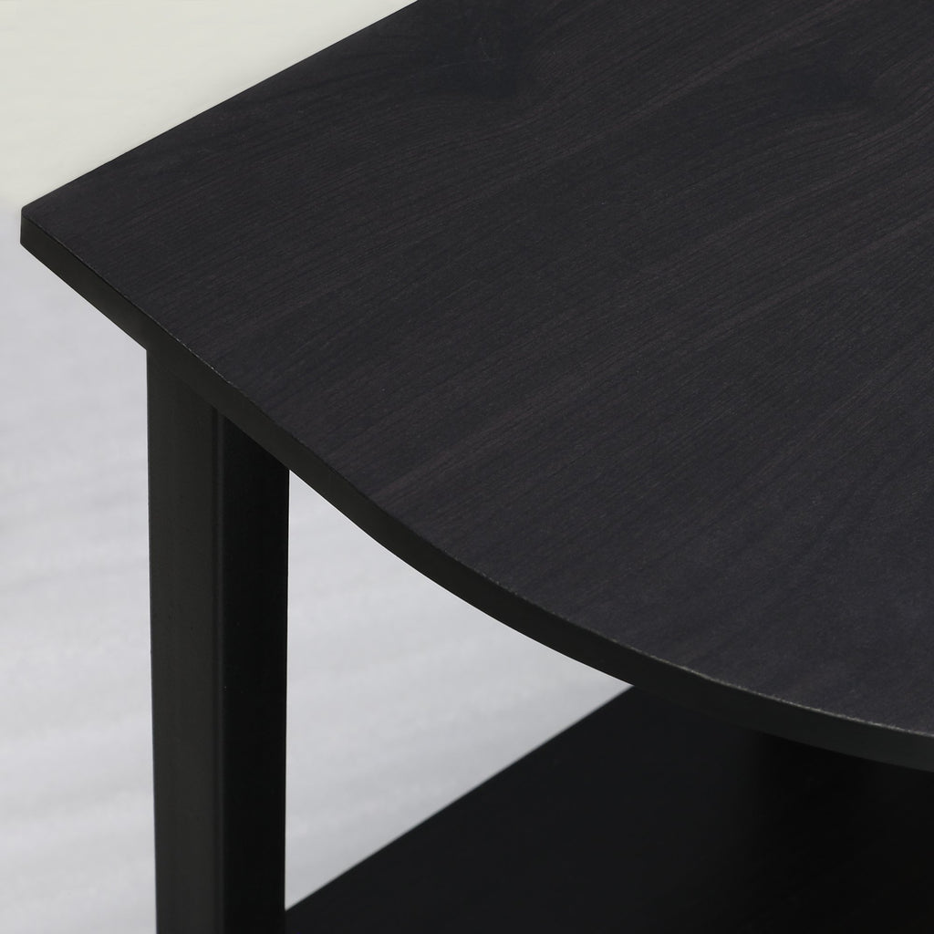 Black 3-Tier TV Stand for 55 Inch TV S328