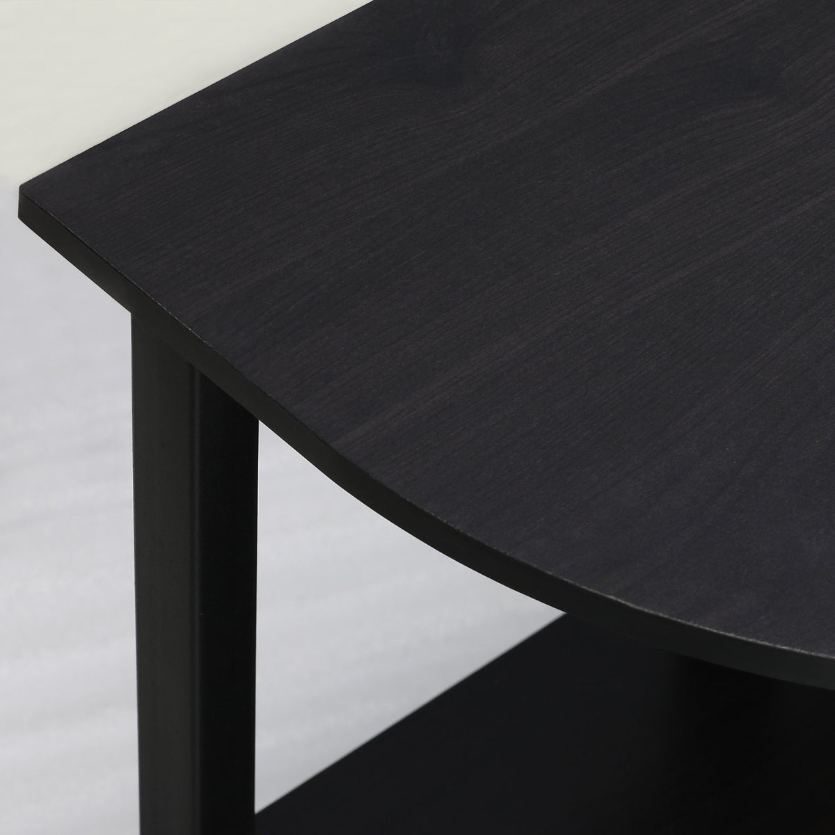 Black 3-Tier TV Stand for 55 Inch TV S328