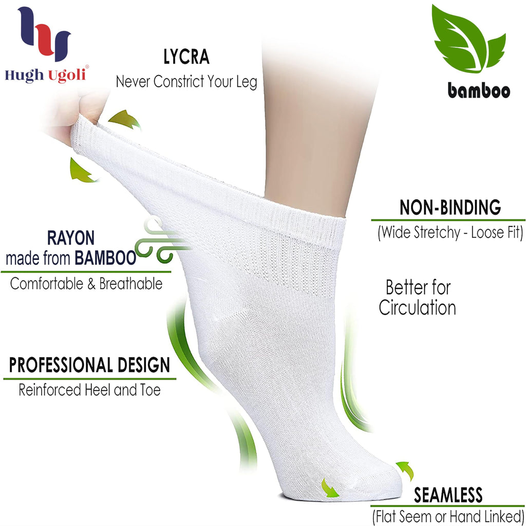 Bamboo Seamless Ankle Socks P7604