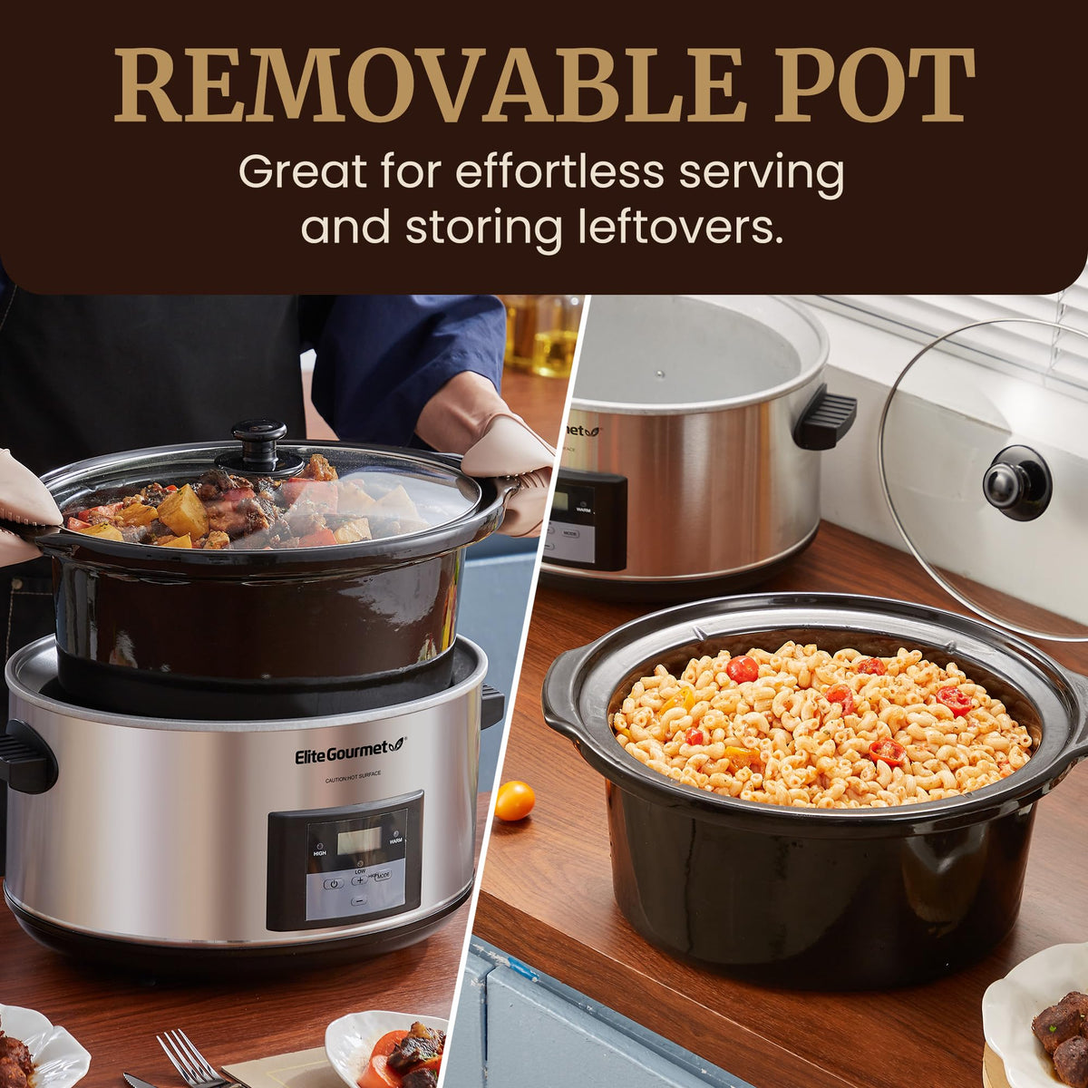 Digital 8.5 Qt Stainless Steel Slow Cooker O2298