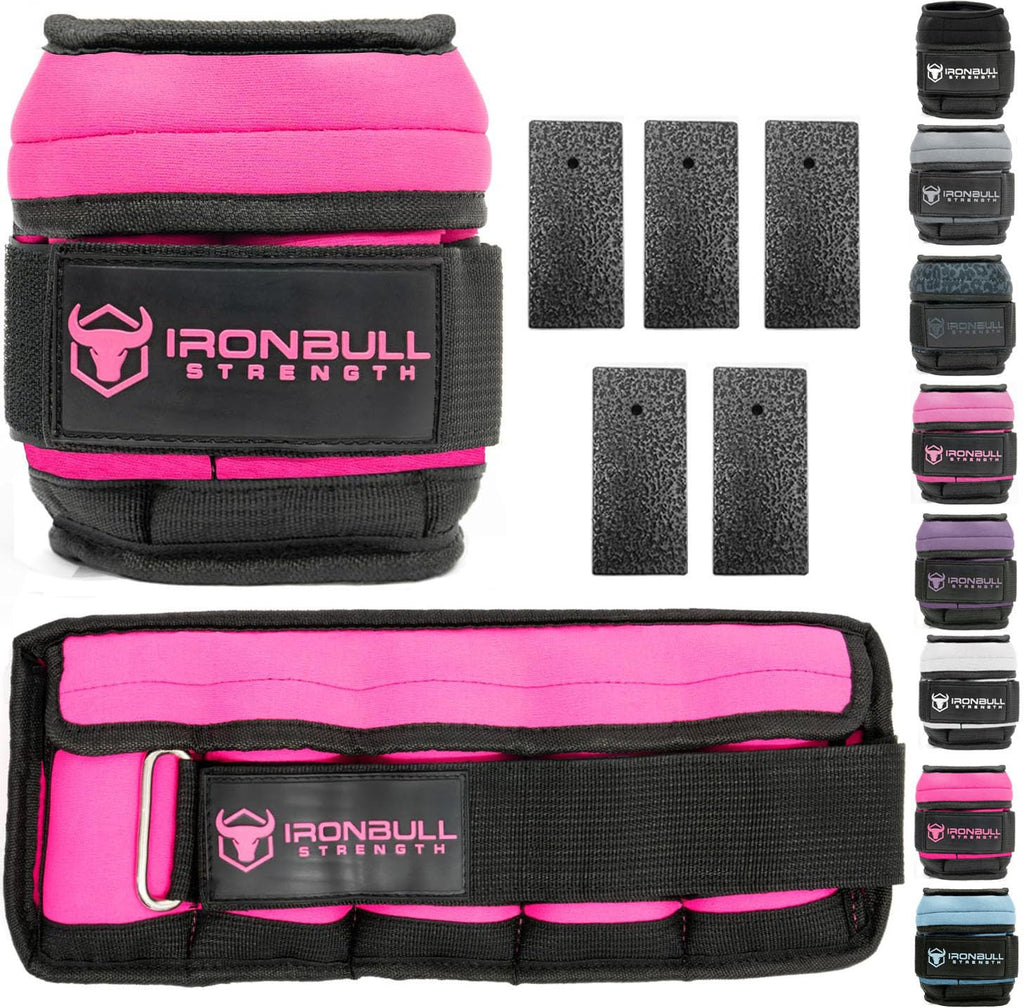 Adjustable Ankle Weights 10lbs/Pair with Straps S632706