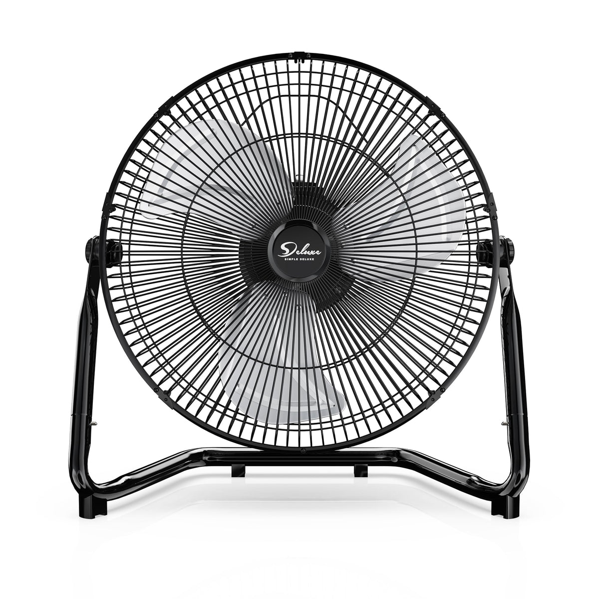 20 Inch 3-Speed High Velocity Metal Industrial Floor Fan, Black L599