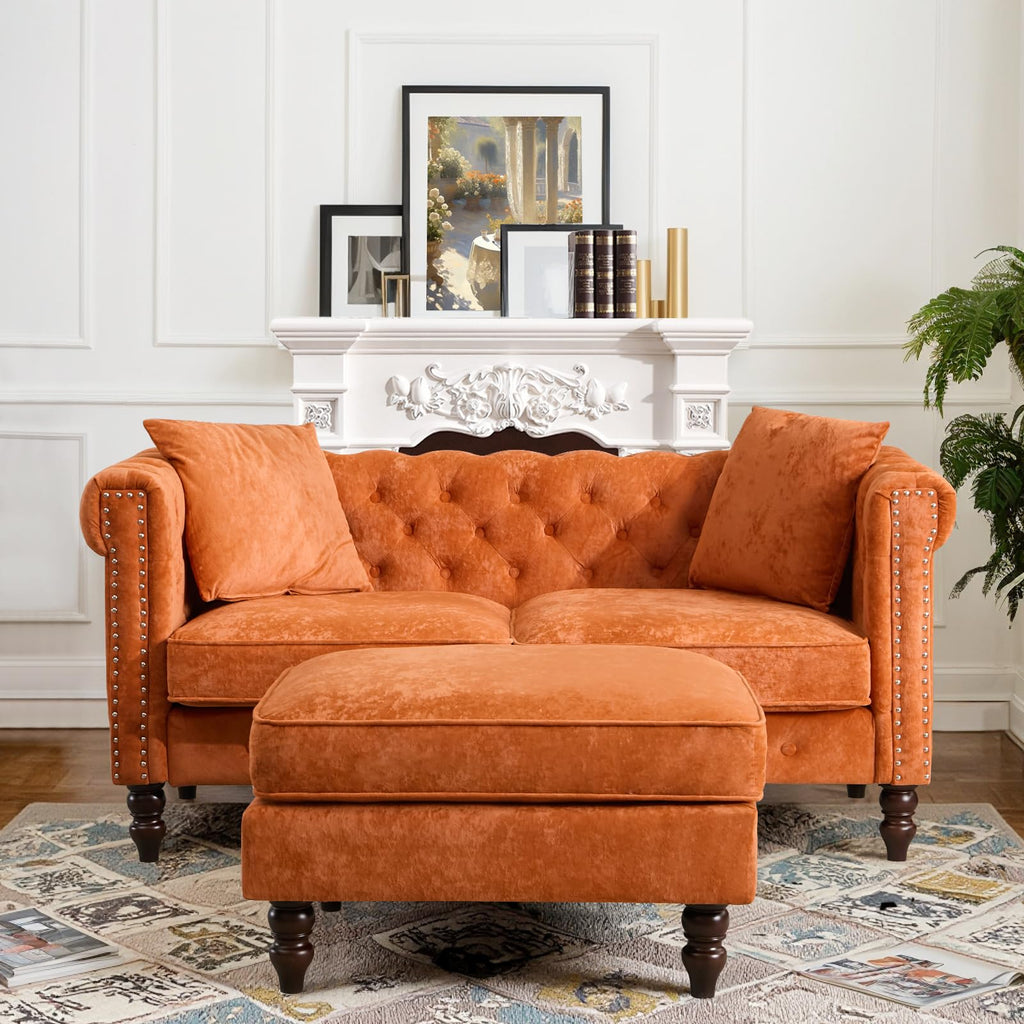 62" Velvet Sofa I800