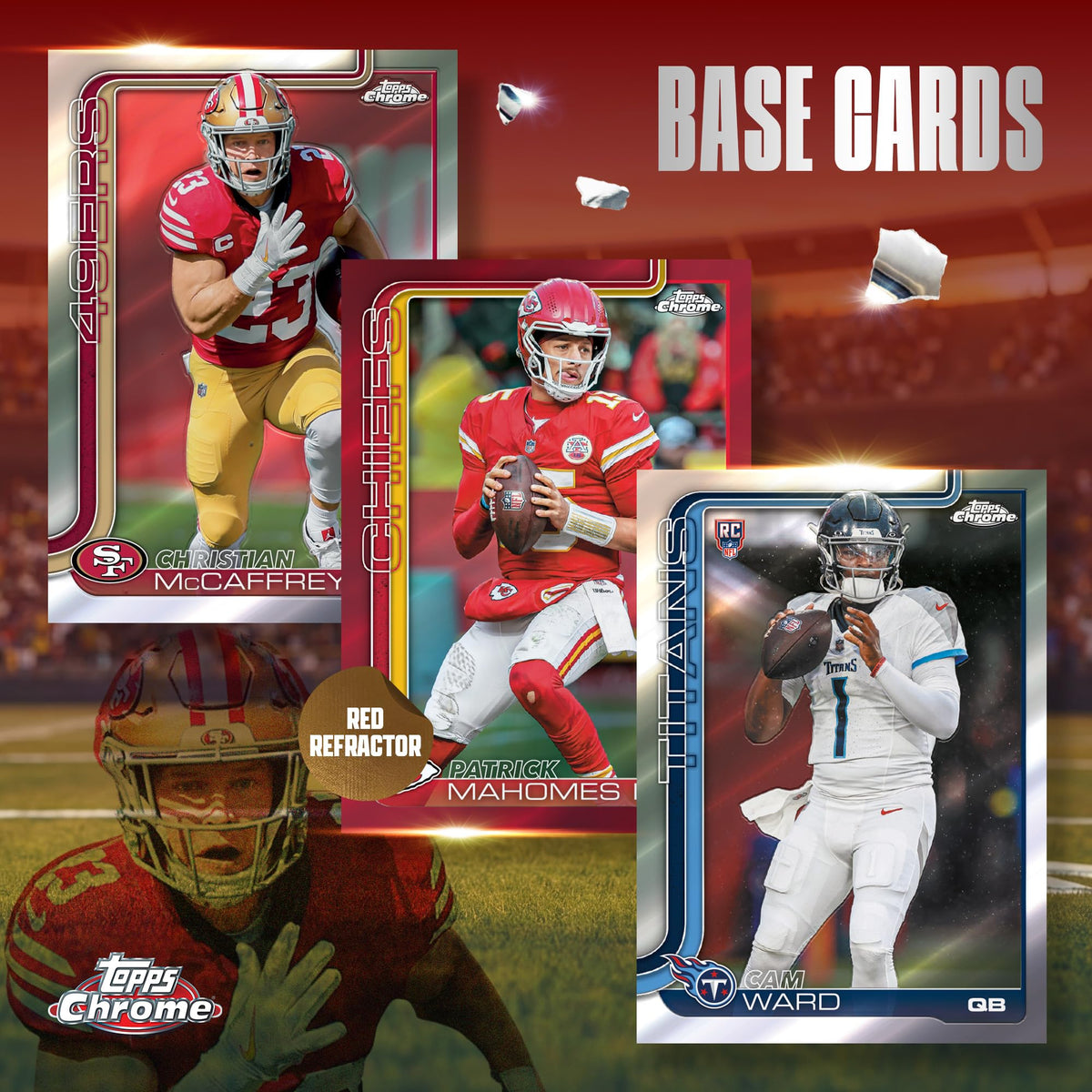 2025 Topps Chrome NFL Football Value Box Y444947